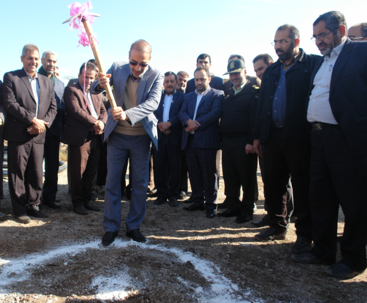 آغاز ساخت یک طرح آبرسانی روستایی در حمیدیه
