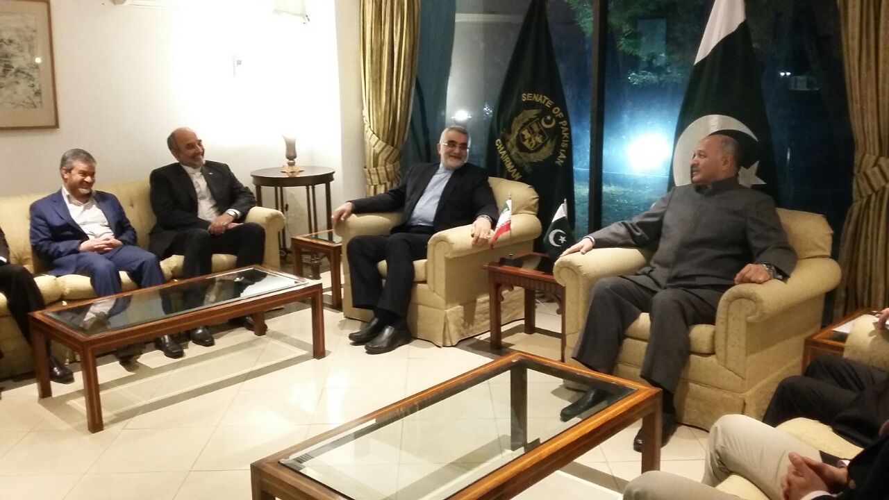 ورود هیات پارلمانی جمهوری اسلامی ایران به پاکستان