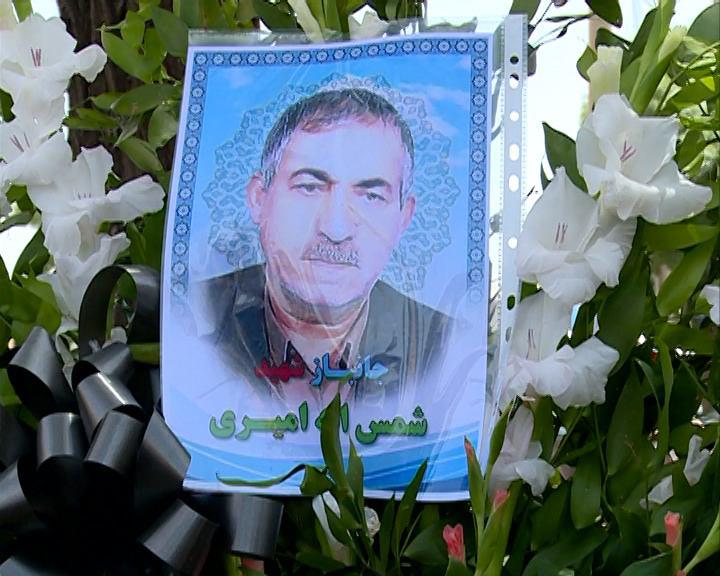 تشییع و خاکسپاری پیکر مطهر جانبازشهید درکرمانشاه