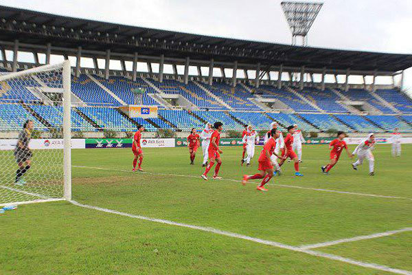 شکست تیم ملی فوتبال بانوان مقابل بلاروس