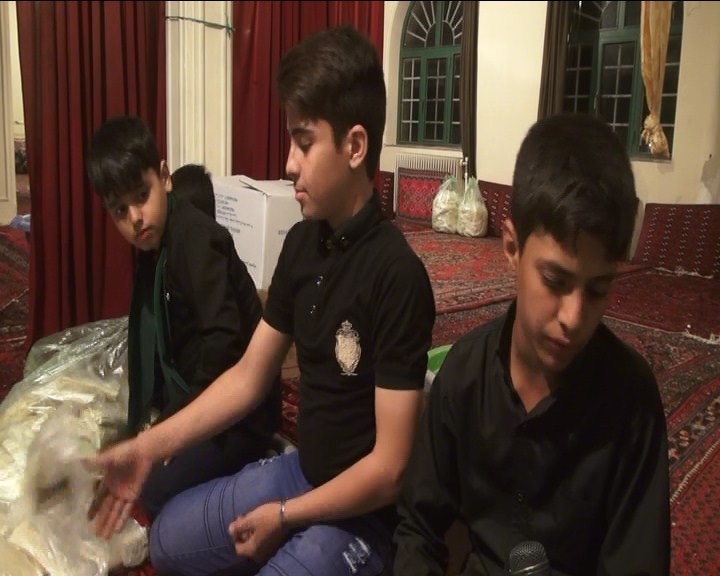 خادم نونهال عزاداران حسینی در یلفان