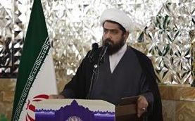 آموزش قرآن مجید به نوجوانان نابینا در حرم رضوی