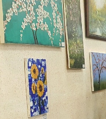 افتتاح نمایشگاه آثار نقاشی مهر و ماه در بجستان