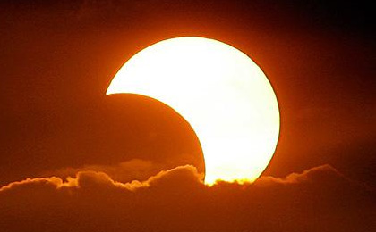 خورشیدگرفتگی بیش از ۷۰ درصدی در فارس