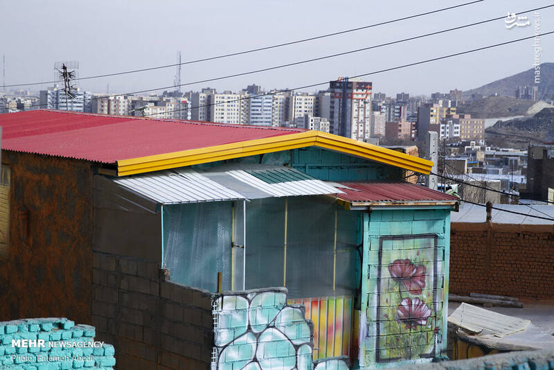 خانههای رنگارنگ در اراک +تصاویر خانههای رنگارنگ در اراک +تصاویر