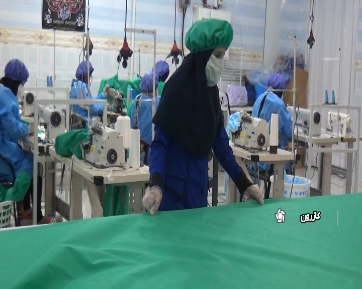 همت دختران فنی و حرفهای کازرون برای تولید لباس حفاظتی بیمارستانی همت دختران فنی و حرفهای کازرون برای تولید لباس حفاظتی بیمارستانی