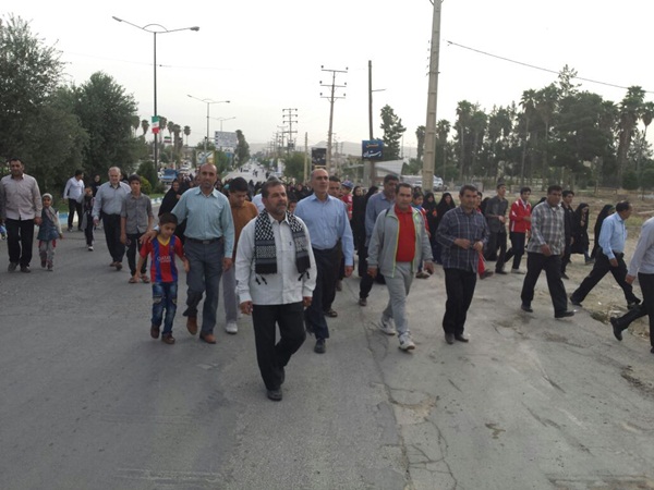 برگزاری همایش پیاده روی خانواده در دهدشت