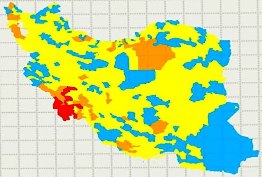 ورود قم به منطقه زرد کرونایی