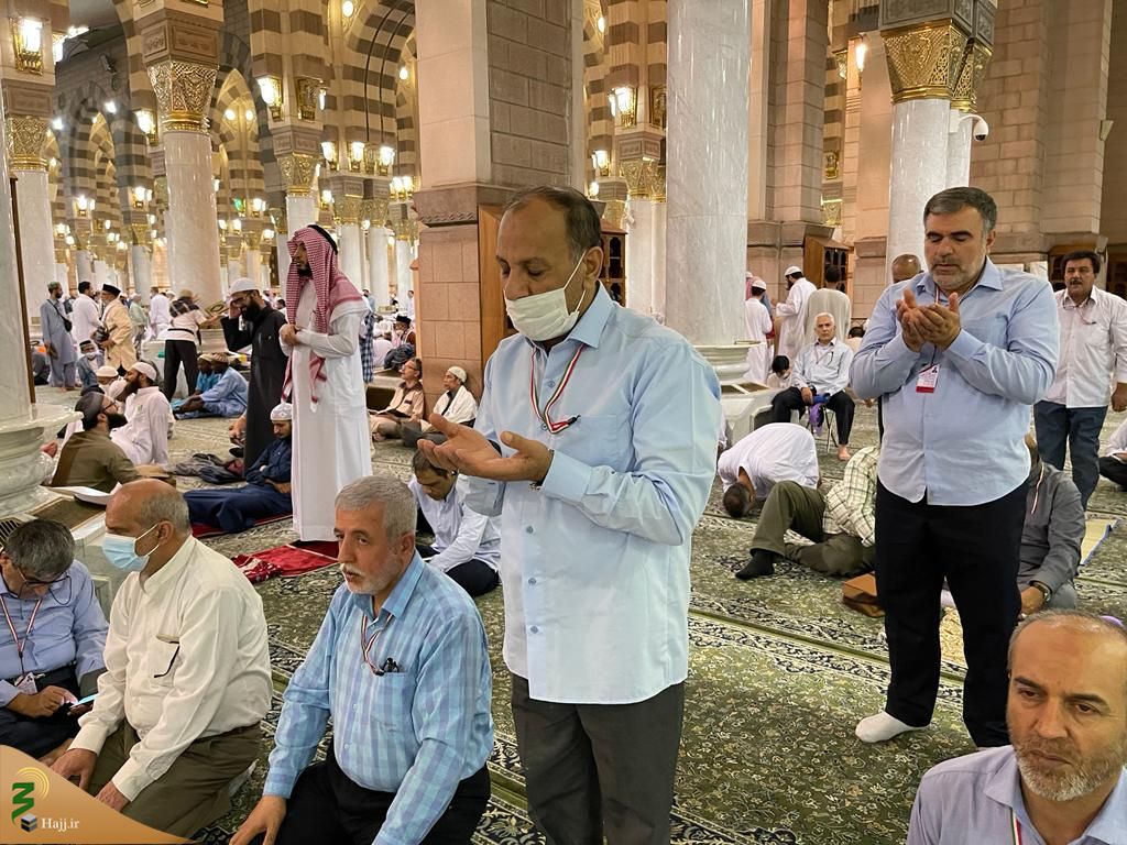 گزارش تصویری از حضور زائران ایرانی در مدینه منوره و حرم نبوی