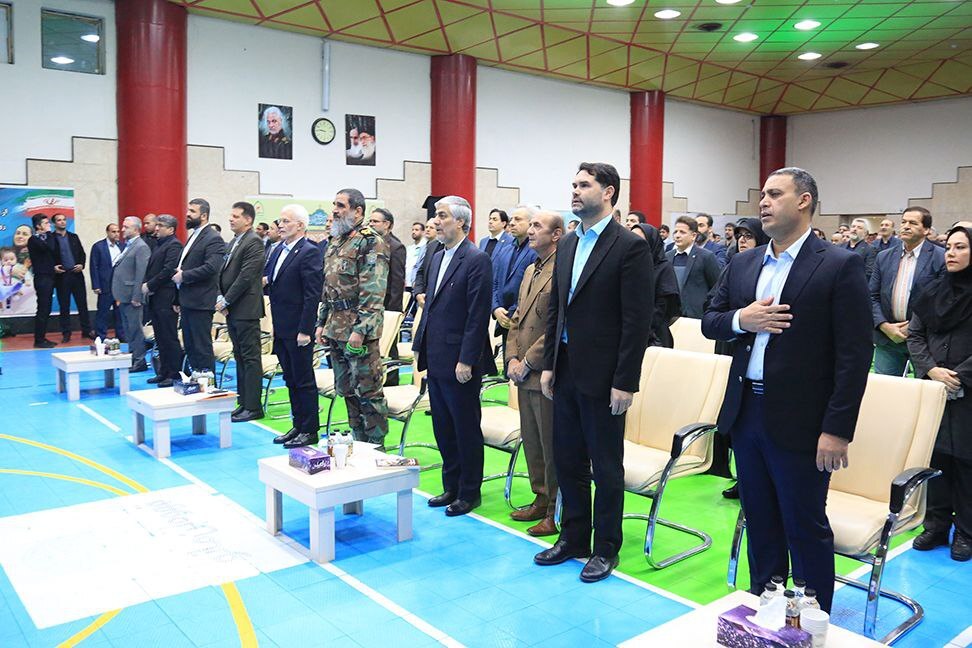 برگزاری مراسم بزرگداشت شهادت حاج قاسم سلیمانی با حضور ورزشیها برگزاری مراسم بزرگداشت شهادت حاج قاسم سلیمانی با حضور ورزشیها