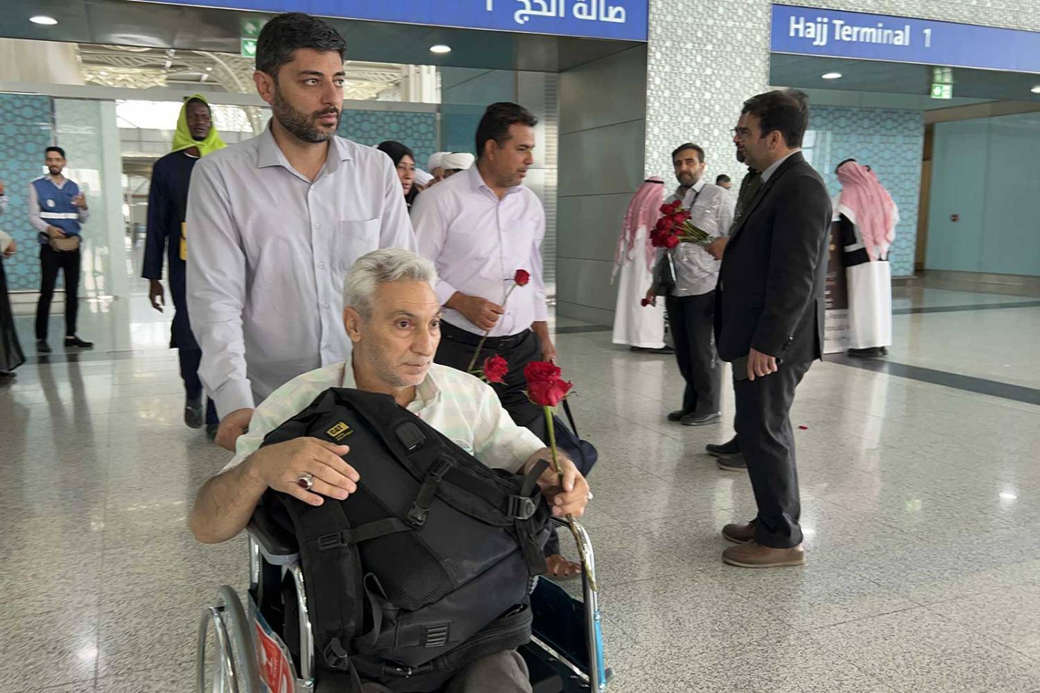 ورود کاروان جانبازان به مدینه النبی ورود کاروان جانبازان به مدینه النبی