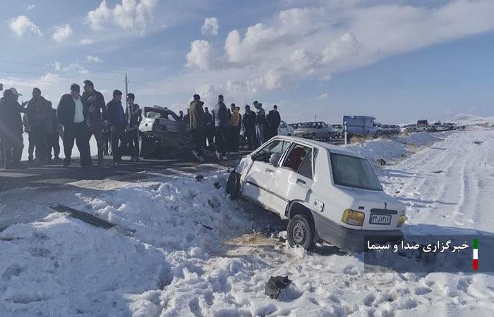 تصادف مرگبار در جاده نورآباد به کرمانشاه