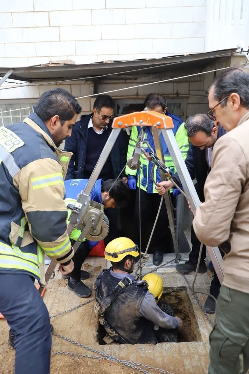 تداوم زندگی پس از سقوط در چاه هفت متری تداوم زندگی پس از سقوط در چاه هفت متری