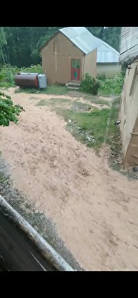 در پی بارش شدید باران در اشکورات
