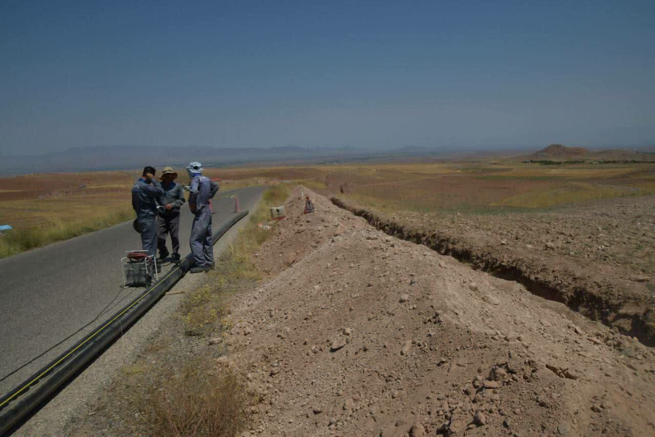 گازرسانی به دو روستای شوط آغاز شد