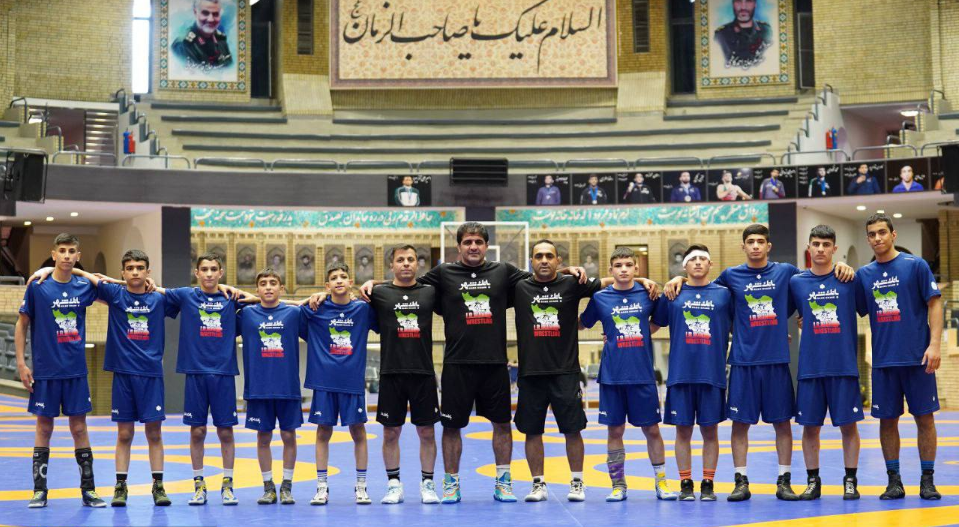 قهرمانی تیم کشتی آزاد ایران با کسب ۱۰ نشان رنگارنگ