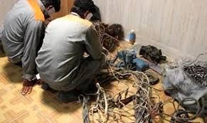 از هم پاشیدن باند ۵ نفره سارقان سیم برق در خرمشهر