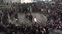 شور حسینی در صفوف عزاداری هیئت انصارالحسین کیش