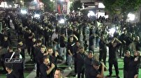 زنجیر زنی پر شور مردم گرگان در شب تاسوعا