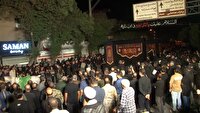کاروان نمادین کربلا در زرین شهر