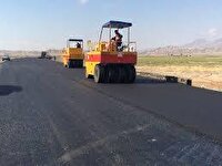 اتمام فاز دوم روکش آسفالت محور زنجان - بیجار