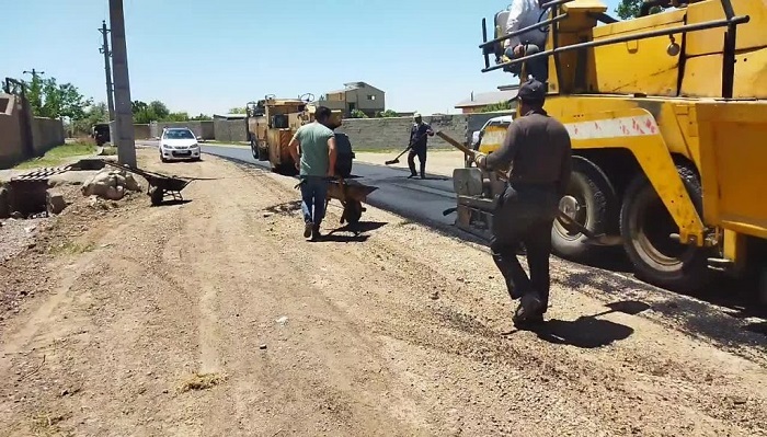 معابر شهر زنجان آسفالت ریزی می‌شود