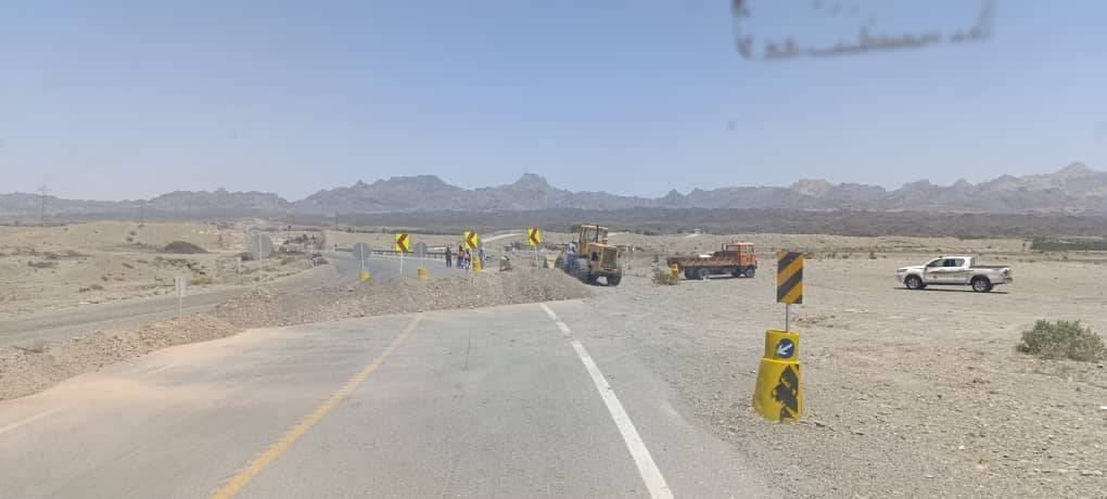 انسداد محور مواصلاتی خاش به ایرانشهر