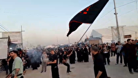 گوشه‌هایی از شور و حال زائرین کربلا در آستانه اربعین