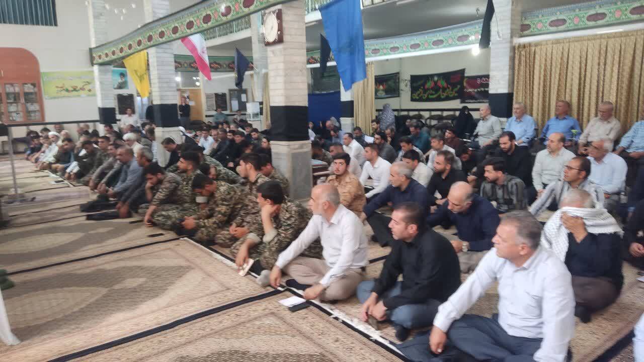 آیین گرامیداشت چهلم شهدای اقتدار در شهرستان پلدشت 