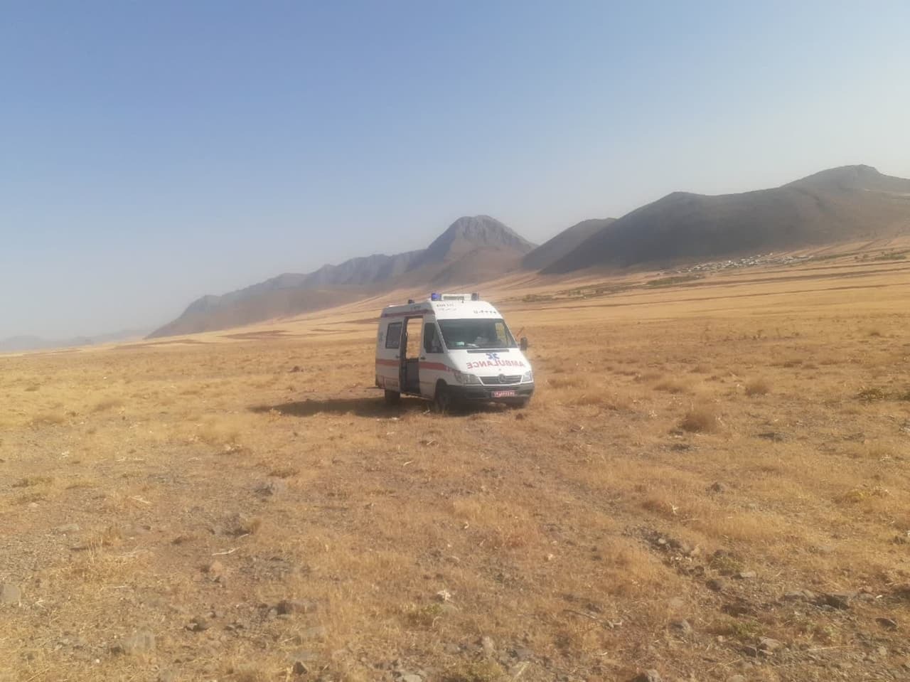 سقوط چترباز در ارتفاعات قره‌کهریز