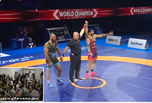 ساروی، سومین طلایی ایران در کشتی فرنگی قهرمانی جهان ۲۰۲۵ ساروی، سومین طلایی ایران در کشتی فرنگی قهرمانی جهان ۲۰۲۵