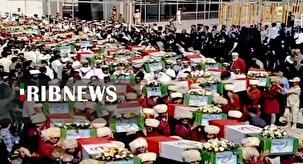 پیکر ۴۶ شهید تازه تفحص شده وارد کشور شد