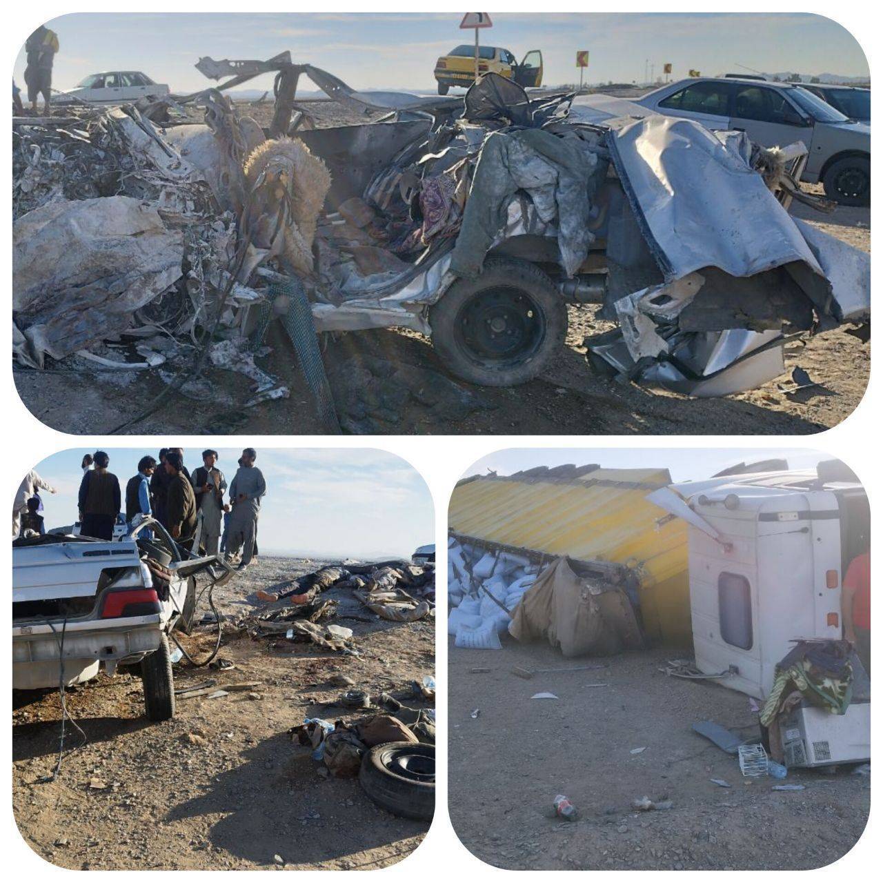 تصادف مرگبار محور سراوان به خاش