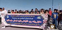 پیاده روی صبحگاهی اهالی روستای مشهد الکوبه
