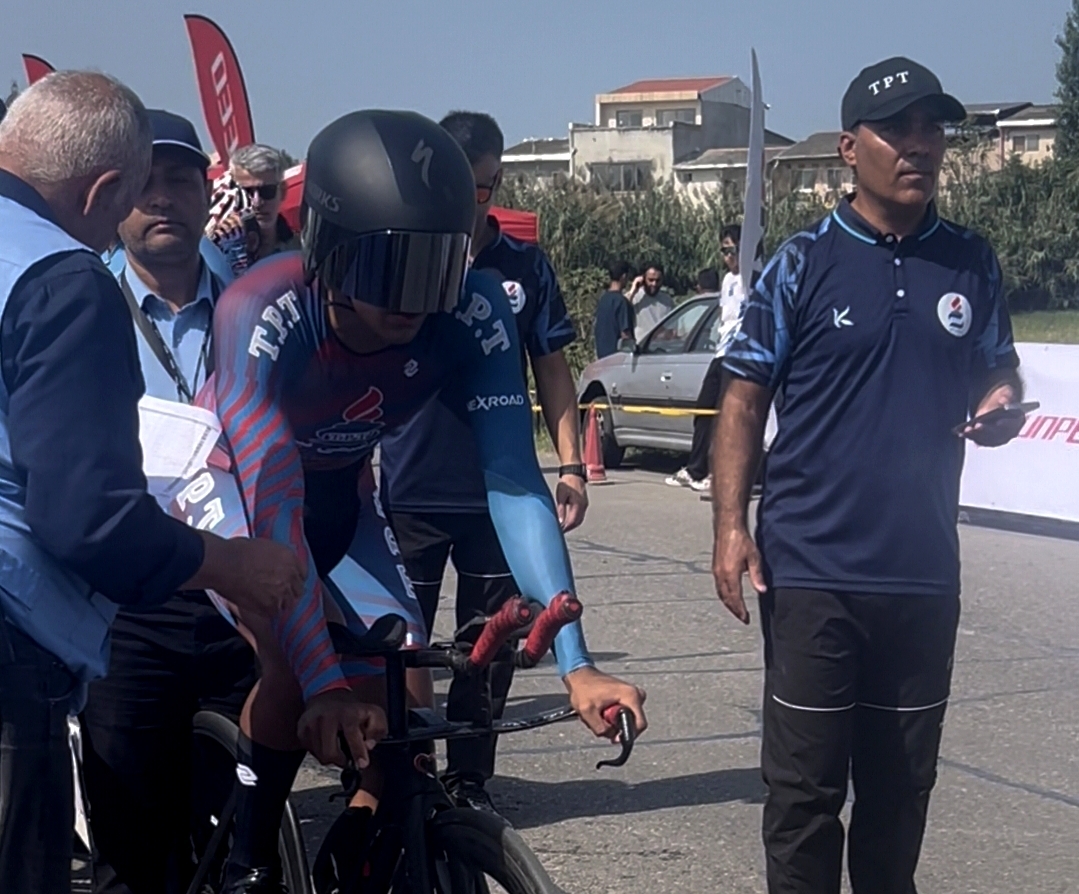 قهرمانی میرباقری در تایم تریل انفرادی لیگ برتر دوچرخهسواری جاده قهرمانی میرباقری در تایم تریل انفرادی لیگ برتر دوچرخهسواری جاده
