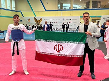 صید نخستین طلای پاراتکواندوی ایران توسط جوان سمنانی