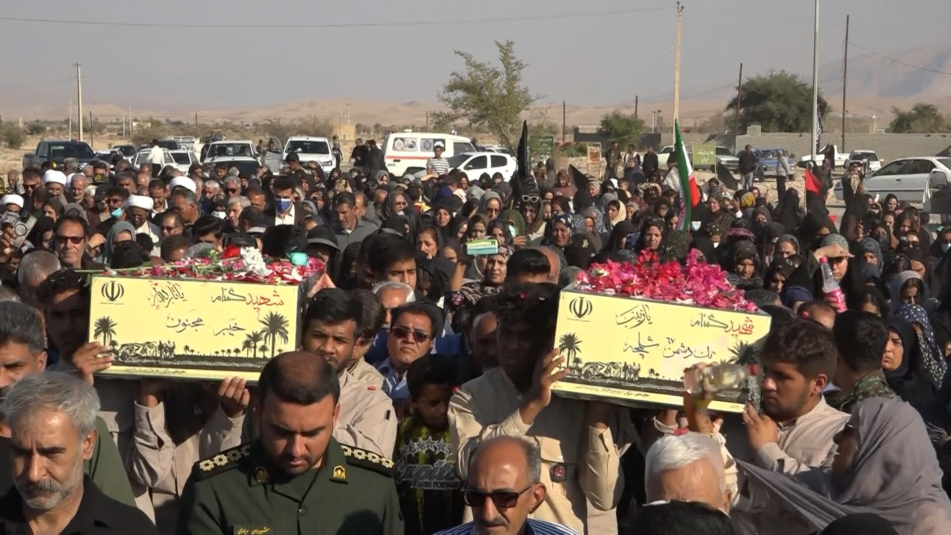 شهرستان حاجیآباد میزبان دو شهید گمنام بود شهرستان حاجیآباد میزبان دو شهید گمنام بود