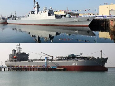 الحاق پایگاه شناوری «کردستان» و ناوشکن «سهند» به نیروی دریایی ارتش الحاق پایگاه شناوری «کردستان» و ناوشکن «سهند» به نیروی دریایی ارتش