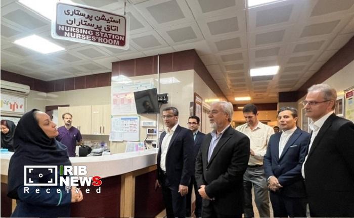 قدردانی دادستان کیش از خدمات درمانی بیمارستان کیش