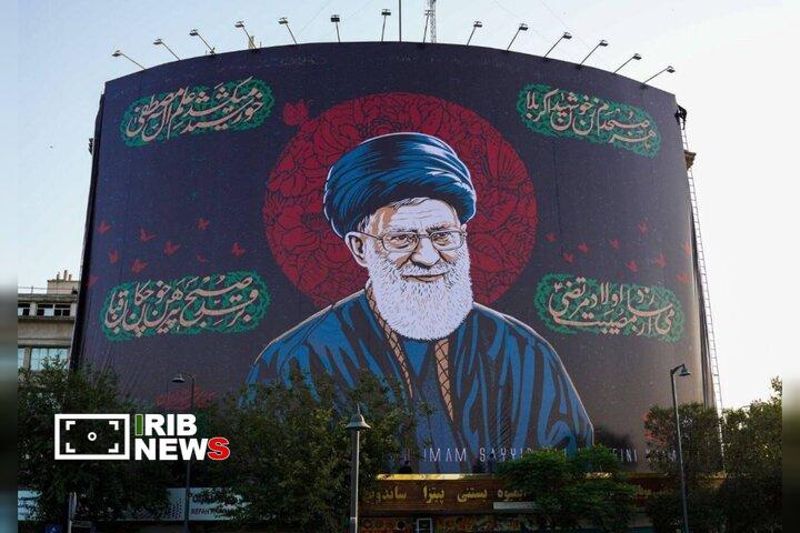 رونمایی از دیوارنگاره جدید میدان راه‌آهن