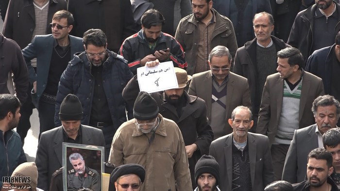 سوگواری اهالی نصف جهان در سوگ شهادت سردار سلیمانی